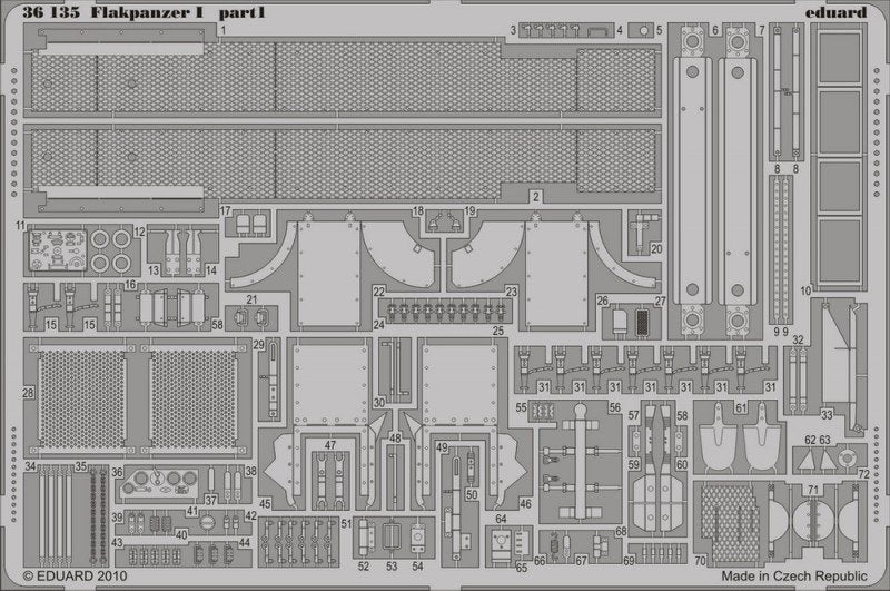 Eduard 36135 Flakpanzer I 1/35 Dragon – Bild 2