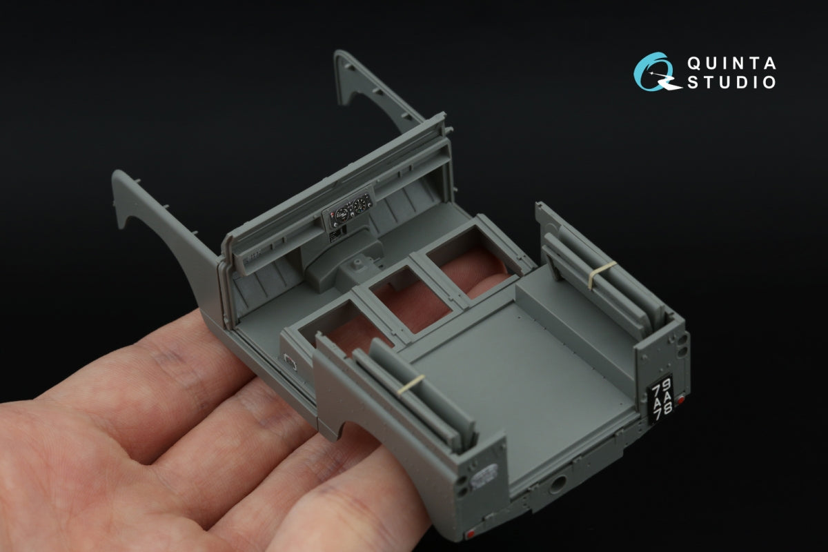 Quinta Studio QD+35139 Land Rover 88 series II family 3D-Printed &amp;amp; colored Interior on decal paper (AK Interactive) (with 3D-printed resin parts) 1/35 – image 13