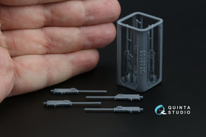 Quinta Studio QT48155 Browning .50 ANM3 Machine Gun, 4 pcs (for all kits) 1/48