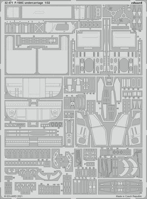 Eduard BIG33137 F-100C PART II TRUMPETER 1/32 – Bild 3