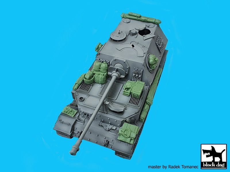 Black Dog T35227 German tank Elefant Sd.Kfz 184 accessories set 1/35 – zdjęcie 2