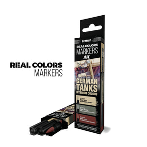 AK Interactive RCM107 GERMAN TANKS INTERIOR COLORS – RC MARKERS SET RCM014 RCM016 RCM019 – Bild 2
