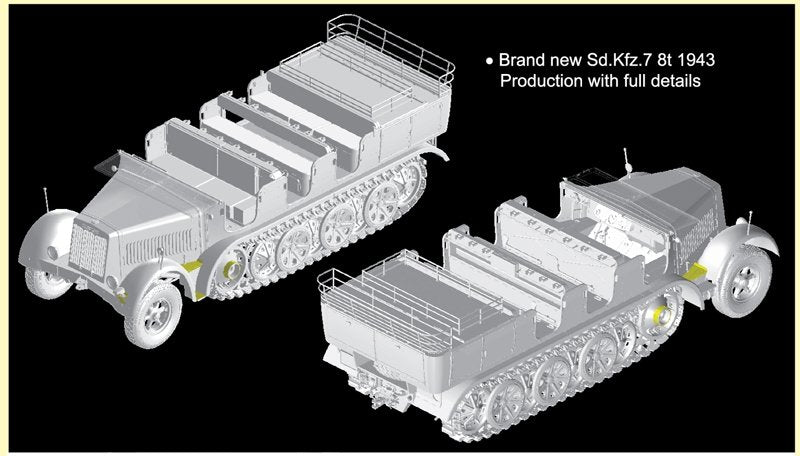 Dragon 6794 Sd.Kfz.7 8t Typ HL m 11 1943 Production 1/35 – zdjęcie 2