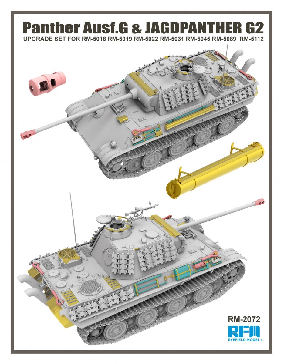 Rye Field Model 2072 Panther Ausf.G UPGRADE SET 1/35 – Bild 2
