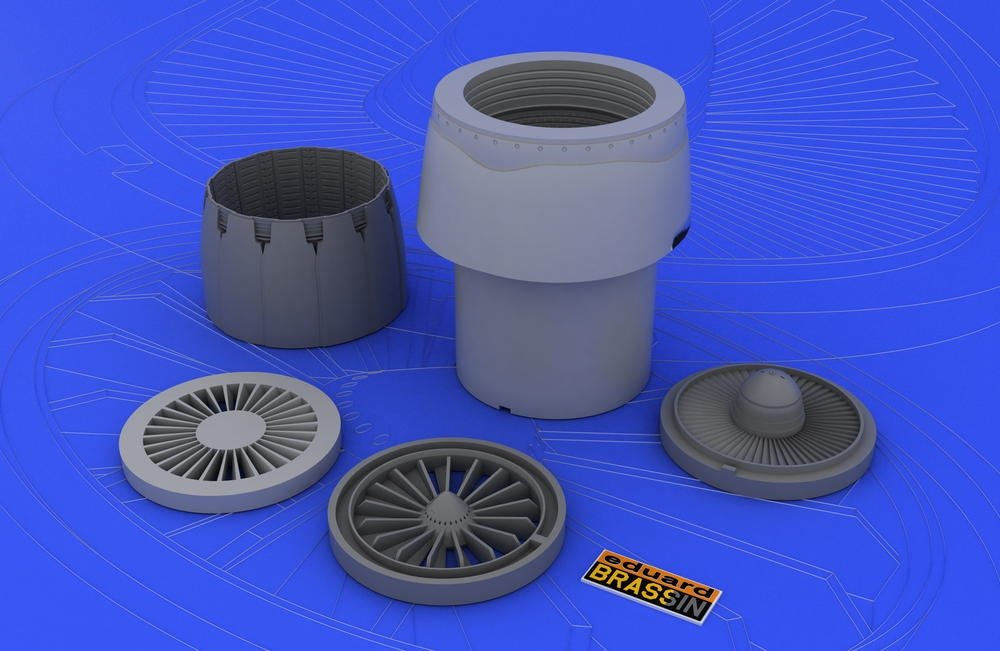 Eduard 648020 F-16CJ Block 50 engine 1/48 (Tamiya) – image 2