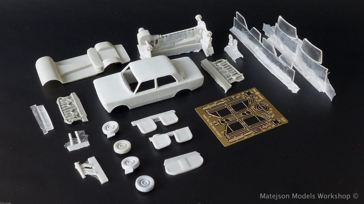Maquette FPW 72601 Fiat 125p polonaise, première version civile, échelle 1/72  – image 5