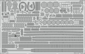 Eduard 53294 USS Missouri BB-63 partie 3 HOBBY BOSS 1/350