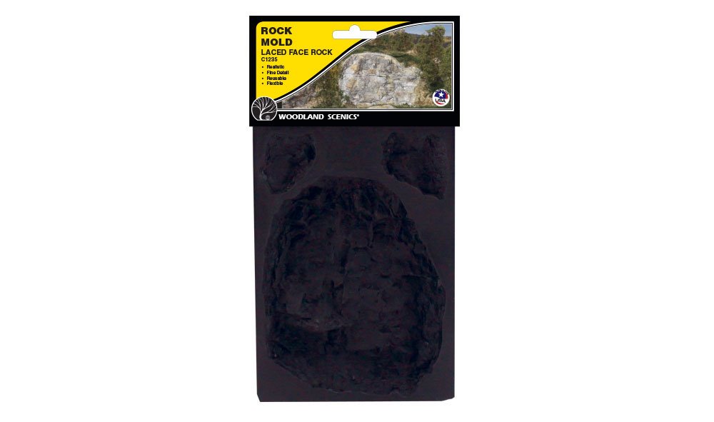 Woodland Scenic WC1235 Rock Mold - Laced F Rock