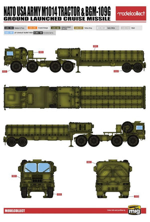 Modelcollect UA72096 NATO M1014 MAN Tractor &amp;amp; BGM-109G Ground Launched Cruise Missile (1/72) – image 4
