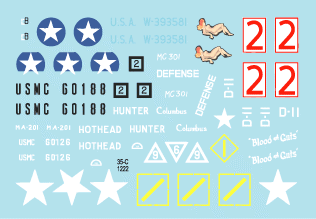 Star Decals 35-C1222 M3, M3A1, M3A1 Satan and M5A1 Stuart. US Marine Corps 1/35 – Bild 2
