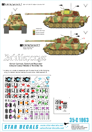 Star Decals 35-C1063 Befehlspanzer #7 1/35 – image 2
