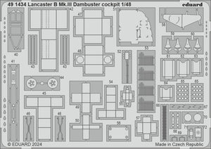 Eduard 491434 Lancaster B Mk. III Dambuster cockpit HONG KONG MODELS 1/48 – imagen 2