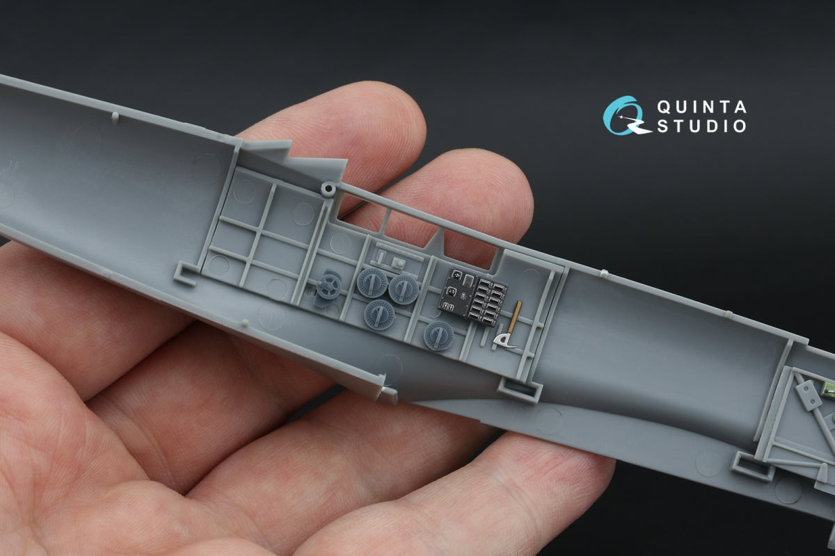 Quinta Studio QD+48574 Fairey Battle Mk.I 3D-Printed &amp;amp; coloured Interior on decal paper (Trumpeter) (with 3D-printed resin parts) 1/48 – immagine 13