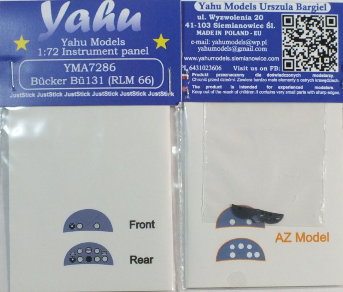 yahu YMA7286 Bucker Bu-131 (RS Modelels) 1/72