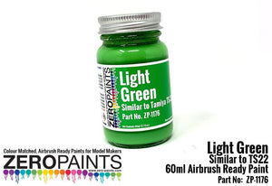 Peinture vert clair Zero Paints ZP-1176 (similaire à TS22) 60 ml