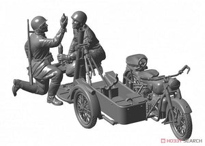 Zvezda 3651 Soviet Motorcycle M-72 with Mortar 1/35 – Bild 7