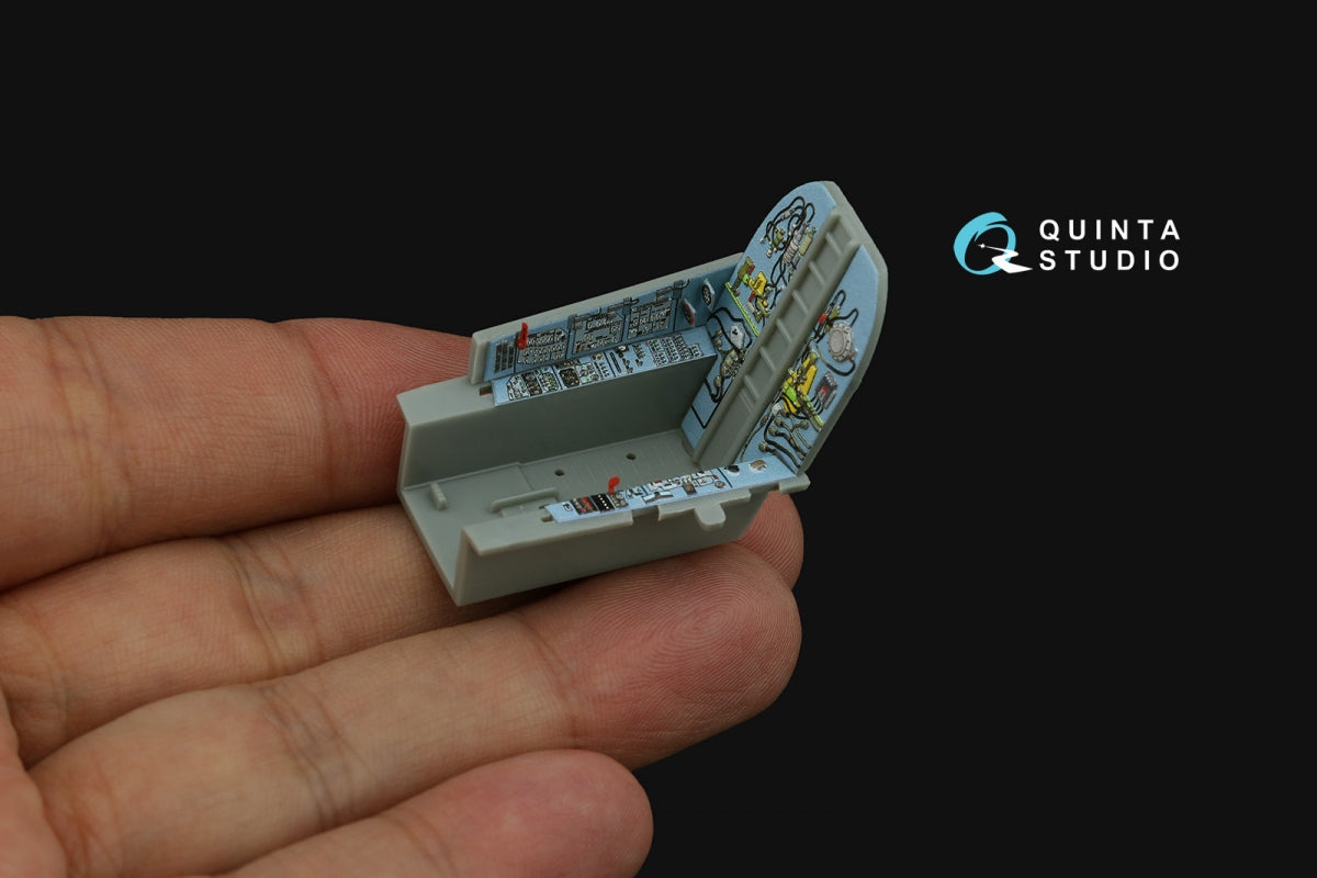 Quinta Studio QDS-48480 Su-17M4/Su-22M4 3D-Printed &amp;amp; colored Interior on decal paper (Hobby Boss) (Small version) 1/48 – image 5