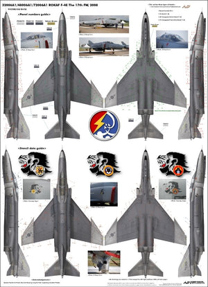 HobbyDecal AL48006V1 ROKAF F-4E The 17th FW, 2008 1/48 – imagen 2