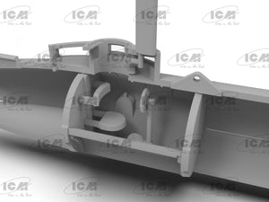 ICM S019 U-Boat Type ‘Molch’ WWII German Midget Submarine 1/72 – immagine 3