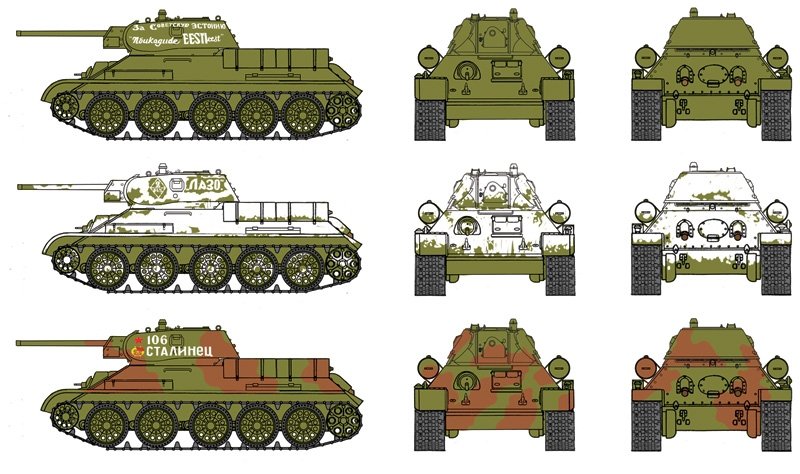 Italeri 7523 T34/76 m42 FAST ASSEMBLY 1/72 – Bild 2