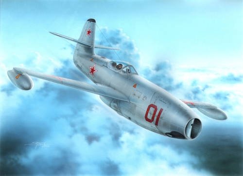 Special Hobby 72248 Yakovlev Yak-23 Red &amp;amp; White Stars 1/72