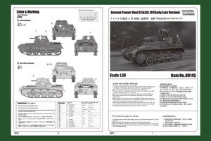 Hobby Boss 80145 German Panzer 1Ausf A Sd.Kfz.101(Early/Late Version) 1/35 – Bild 3