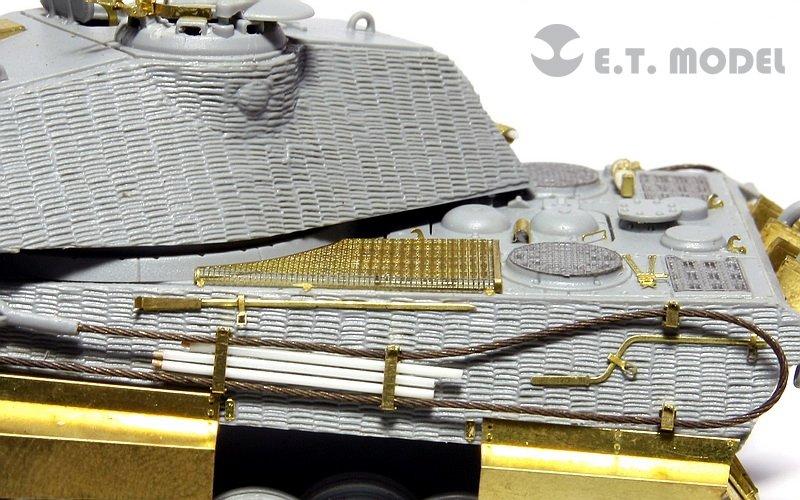 E.T. Model E72-020 WWII German KING TIGER (Porsche Turret) For DRAGON 7254 1/72 – immagine 8