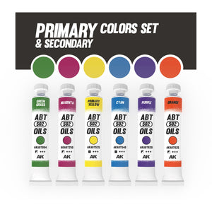502 Abteilung ABT309 SET DE COULEURS PRIMAIRES ET SECONDAIRES 6x20ml