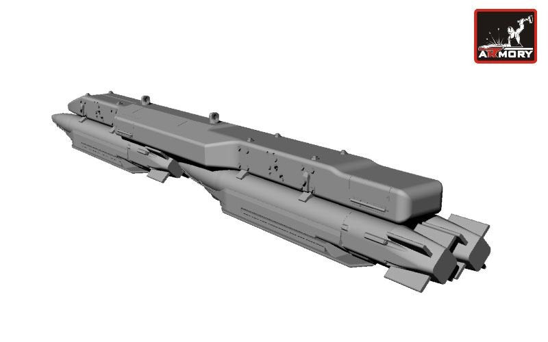 Armory Models ACA7303 GBU-39 SDB w/ BRU-61/A carriage system 1/72 – Bild 5