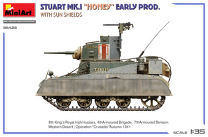 MiniArt 35423 Stuart Mk.I “Honey” Early Prod. w/Sun Shields 1/35 – immagine 8