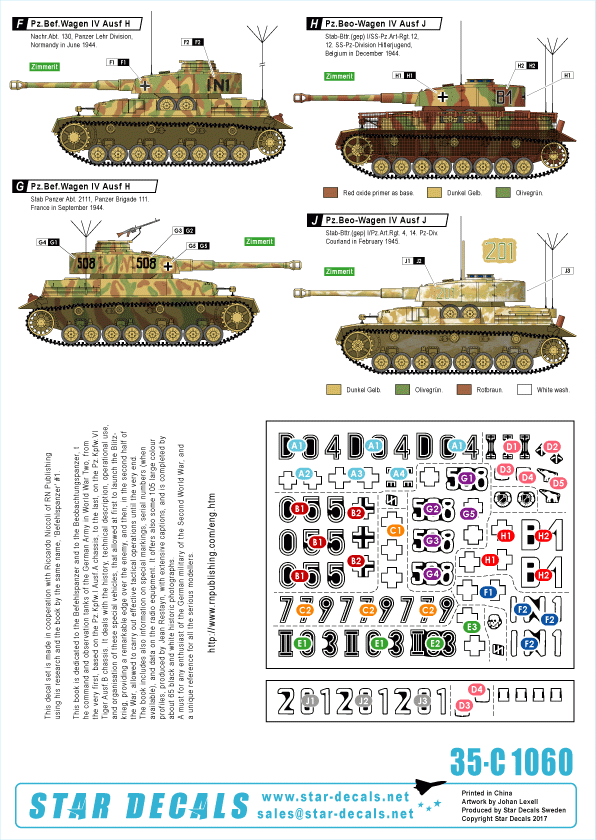 Star Decals 35-C1060 Befehlspanzer # 4 1/35 – Bild 2