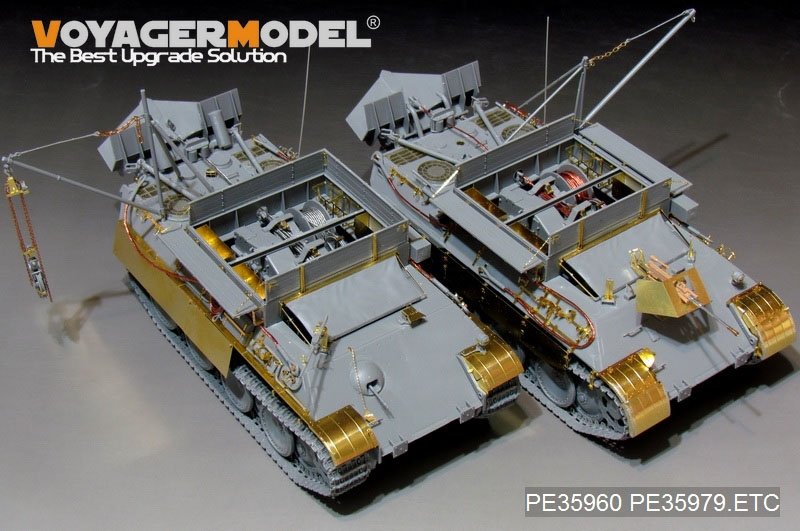 Voyager Model PE35960 WWII German Bergepanther Ausf.G Basic For TAKOM 2107 1/35 – Bild 21