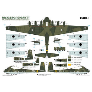 Great Wall Hobby L1013 WWII Luftwaffen Me 323 E-2 Gigant Transporter with AFVs 1/144