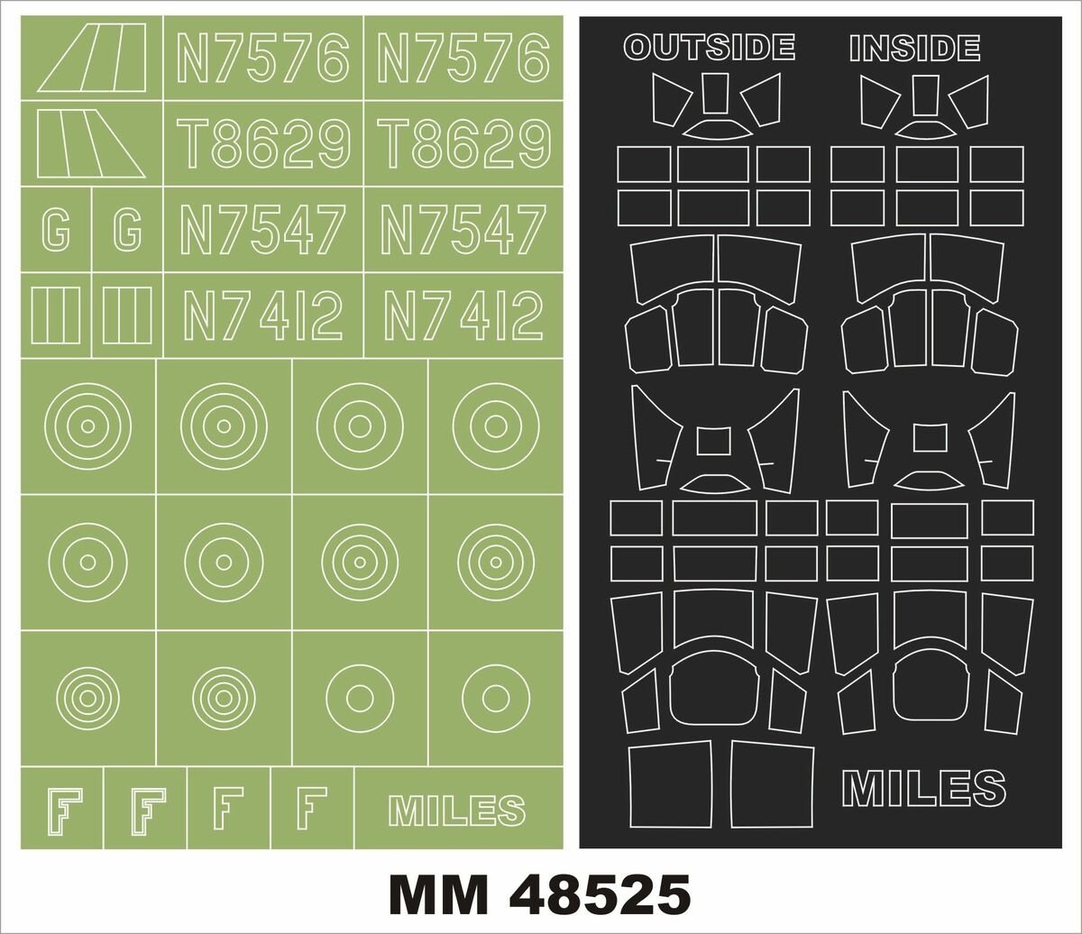Montex MM48525 Miles Master Mk.I 1/48