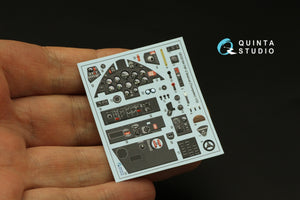 Quinta Studio QD32184 F8F-2 Bearcat 3D-Printed coloured Interior on decal paper (Trumpeter) 1/32 – zdjęcie 6