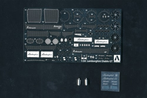 Aoshima 05900 Lamborghini Diablo Common Detail-Up Parts 1/24 – immagine 3