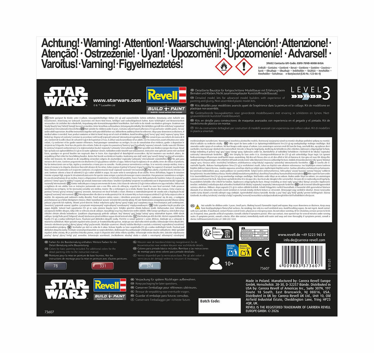 Revell 73607 Starter Kit Obi-Wan&amp;#39;s Starfighter 1/58 – image 3