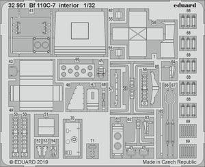 Eduard 32951 Bf 110C-7 interior REVELL 1/32 – imagen 2