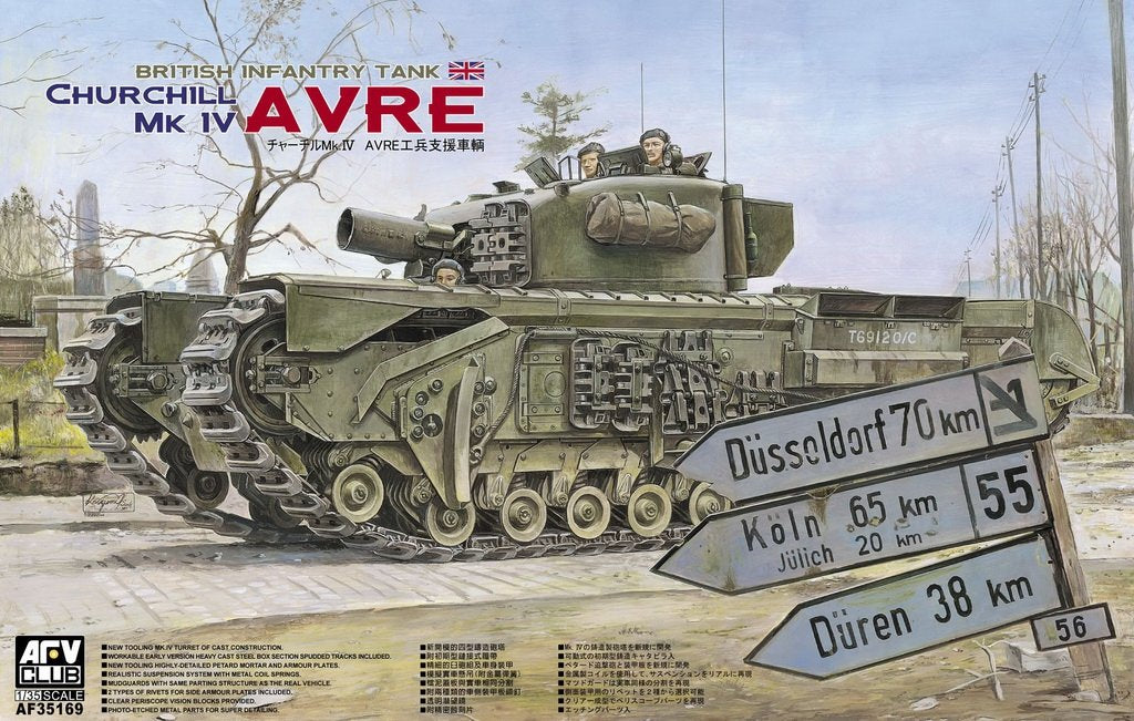 AFV Club 35169 Churchill Mk IV AVRE 1/35