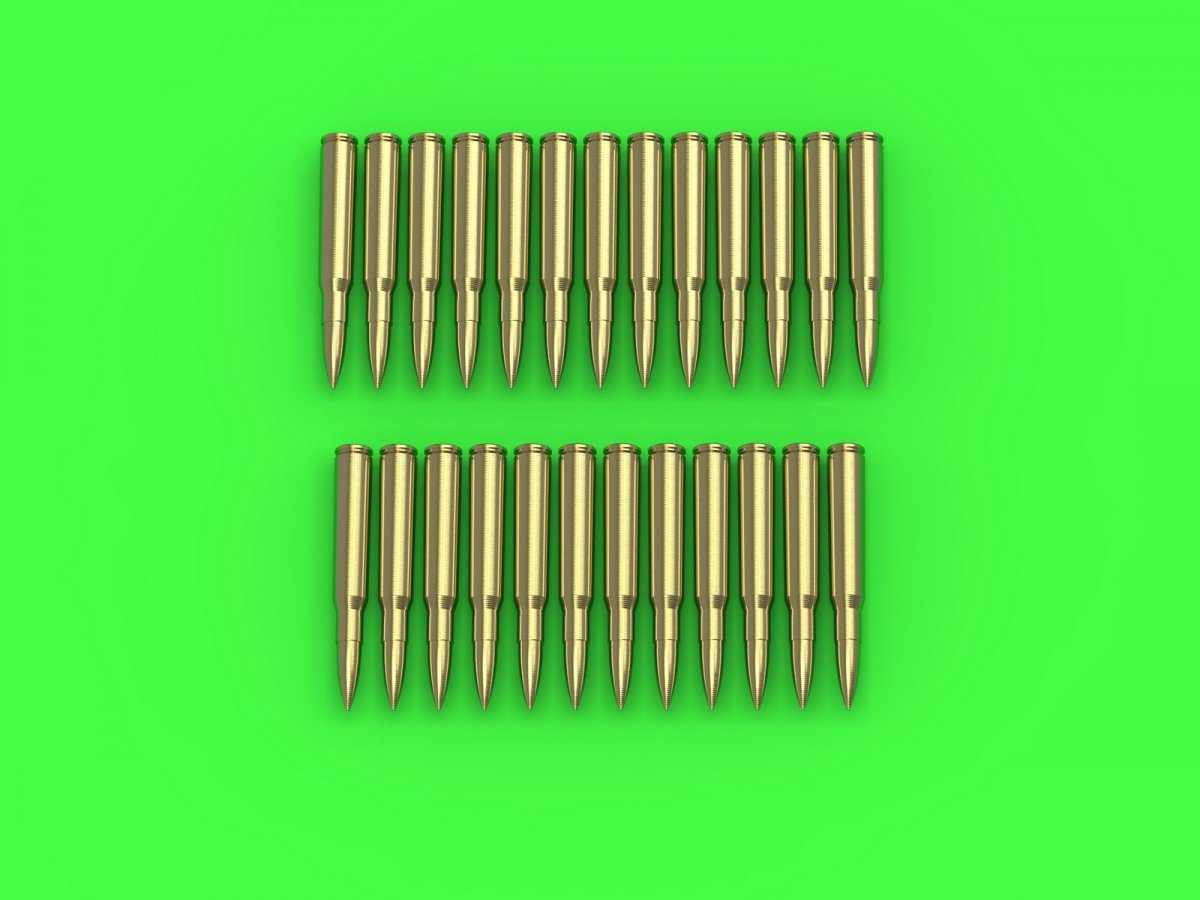 Master GM-35-023 M1919 Browning .30 caliber (7,62mm) - naboje (25sztuk) 1/35 – immagine 3