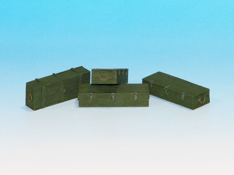 Eureka XXL E-017 Wooden Ammo Boxes for 12.8 cm Pak 44/Kw.K. 1/35 – Bild 3