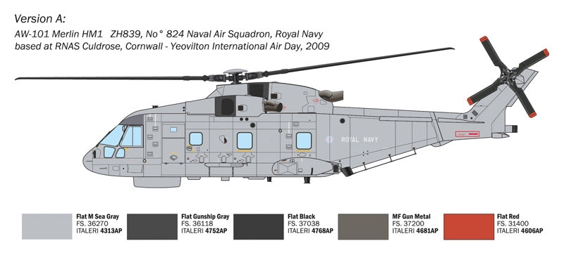 Italeri 1486 Westland AW-101 Merlin HM.1 1/72 – Bild 4