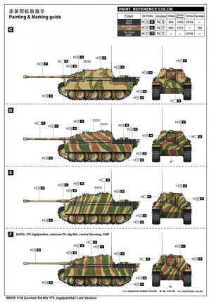 Trumpeter 00935 German Sd.Kfz 173 Jagdpanther Late Version 1/16 – image 8