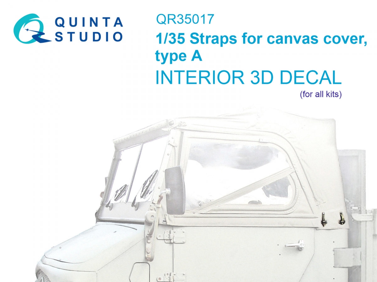 Sangles Quinta Studio QR35017 pour bâche de toit, type A 1/35