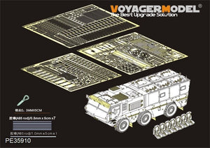 Maquette Voyager PE35910 KamAZ-63968 Typhoon-K russe moderne de base pour TAKOM au 1/35