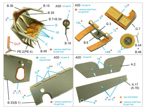 Quinta Studio QD32196 Nieuport XXIII 3D-Printed coloured Interior on decal paper (CSM) 1/32 – zdjęcie 5