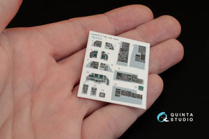 Quinta Studio QD48032 F-16D 3D-Printed &amp;amp; coloured Interior on decal paper (for Hasegawa kit) 1/48 – Bild 2