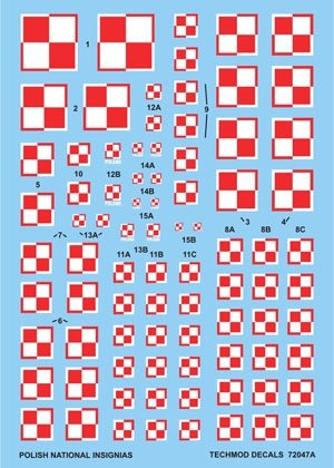 Techmod 72047 - Polish National Insignias 1/72