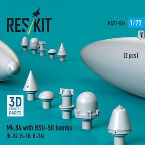 RESKIT RS72-0526 Mk.84 with BSU-50 bombs (2 pcs) (3D Printed) 1/72 – imagen 2