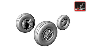 Armory Models AW48301 T-28 Trojan wheels 1/48 – Bild 4
